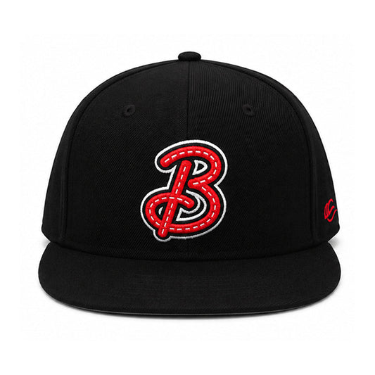 Sock Puppets Black "B Script" Alternate On-Field Cap-0
