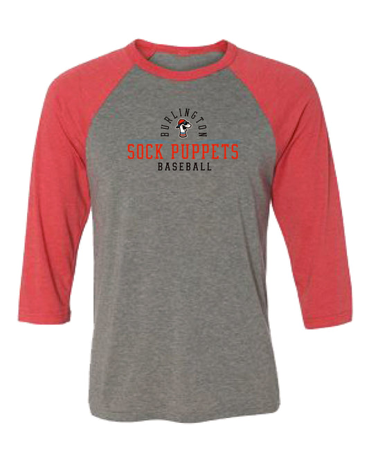 Sock Puppets Arch Baseball Tee-0