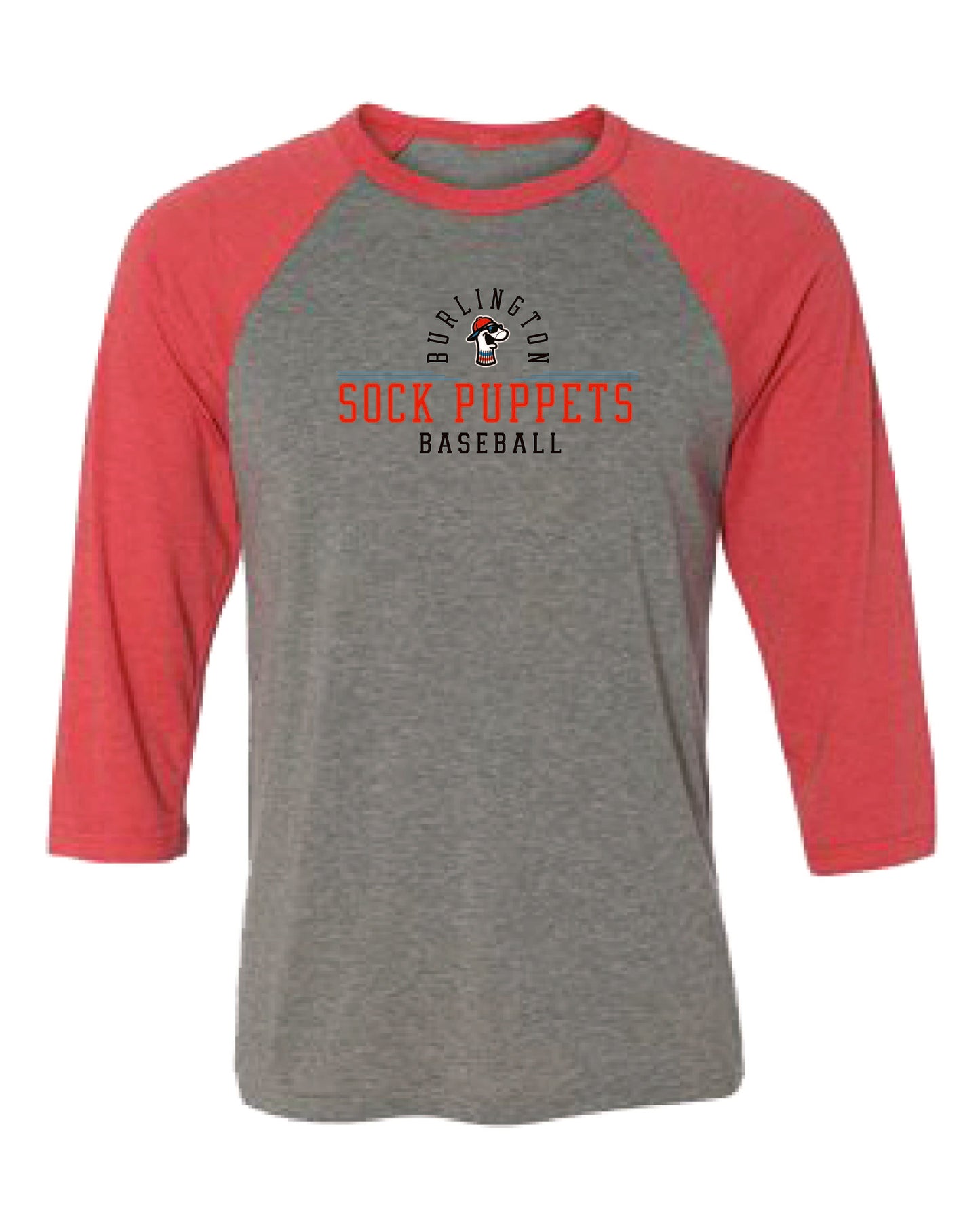 Sock Puppets Arch Baseball Tee