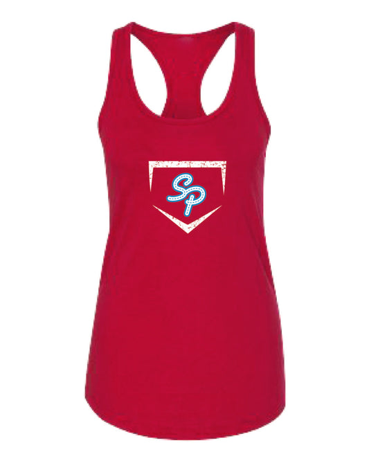 Women's SP Red Tank-0