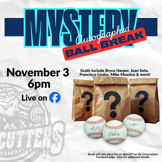 Williamsport Crosscutters Mystery Autographed Ball Break (See Item Description for Important Info)-0