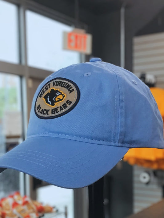 West Virginia Black Bears Blue Dad Adj. Hat-1