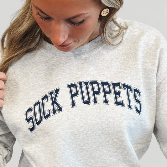 Sock Puppets Varsity Crewneck-1
