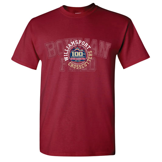 Williamsport Crosscutters Bowman Field 100th Anniversary Tshirt-0