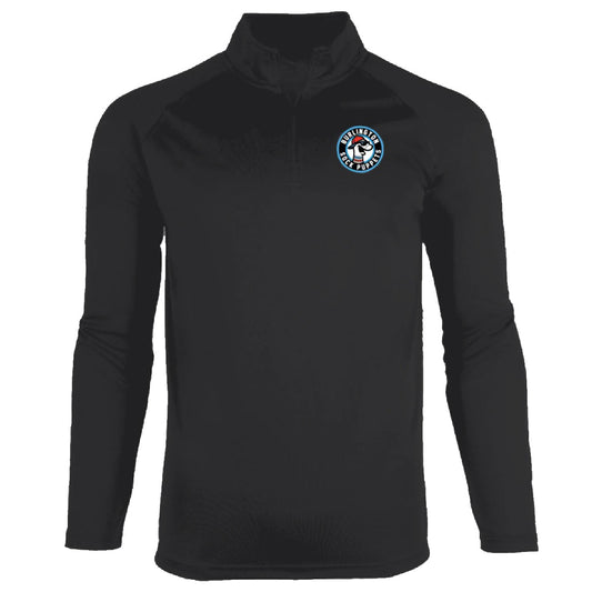 Black Quarter Zip-0