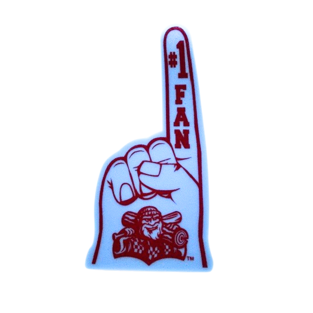 Foam Finger - Columbia Blue and Red