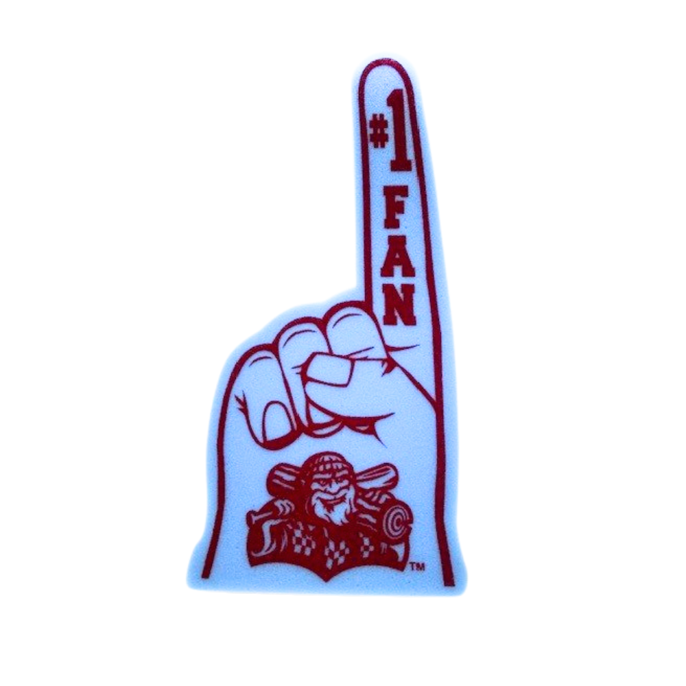 Williamsport Crosscutters Foam Finger - Columbia Blue and Red