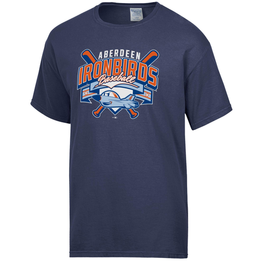 Aberdeen IronBirds - Comfort Wash Navy Tee-0