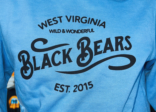 West Virginia Black Bears Wild & Wonderful Blue Hoodie-1
