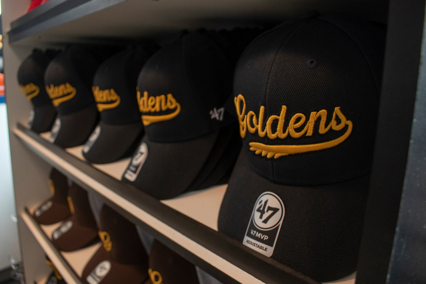 Trenton Goldens Wordmark 47 Brand MVP Adjustable