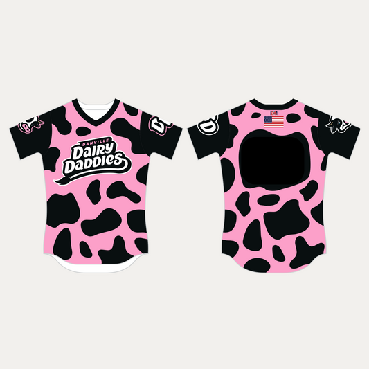 Dairy Daddies Replica Jersey - Pink-0