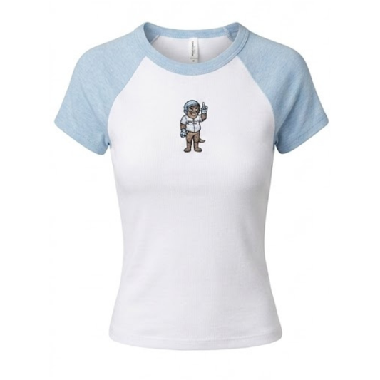 Otterbots Cartoon SCOTTER Baby Tee-0
