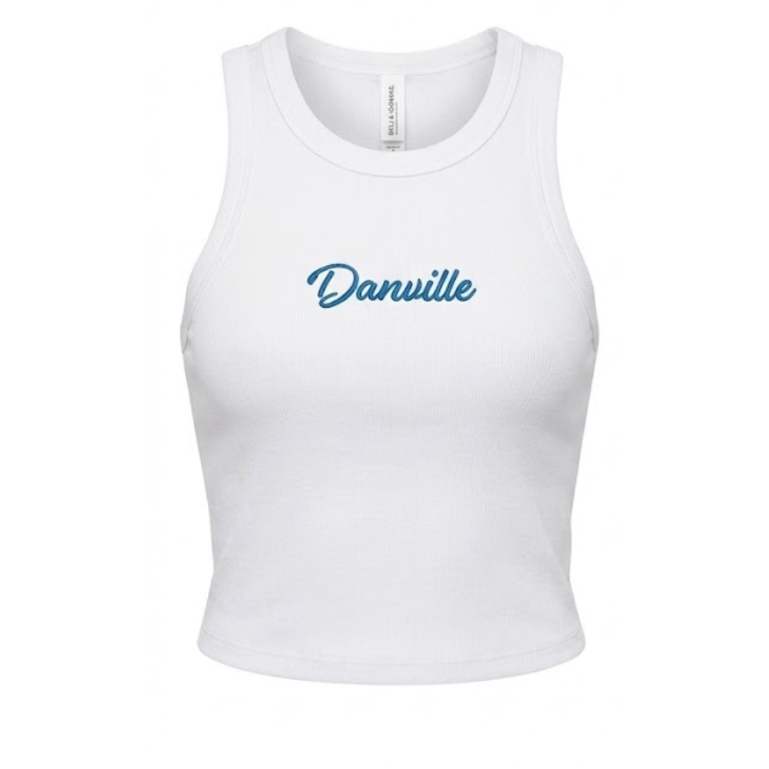 Danville Script Lettering Baby Tank