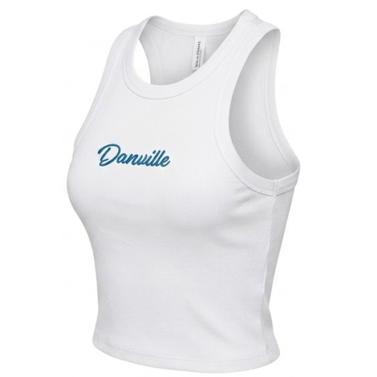 Danville Script Lettering Baby Tank-1