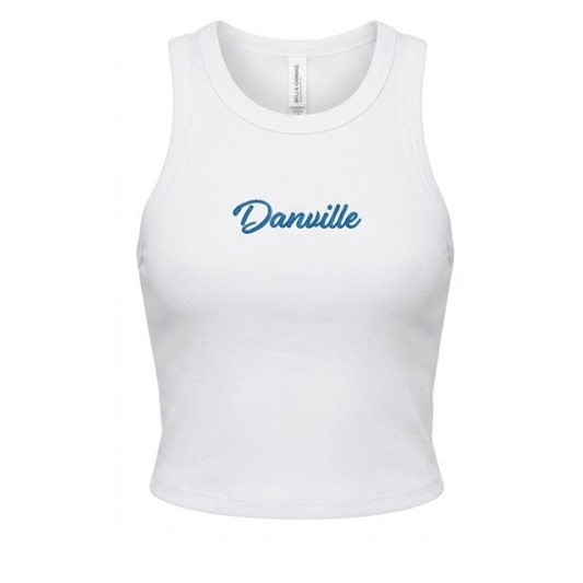 Danville Script Lettering Baby Tank-0