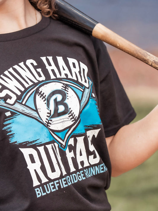 Swing Hard Run Fast - Black-0