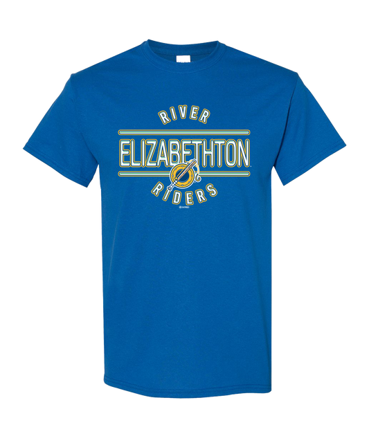 Blue Neon Sign T-shirt-0