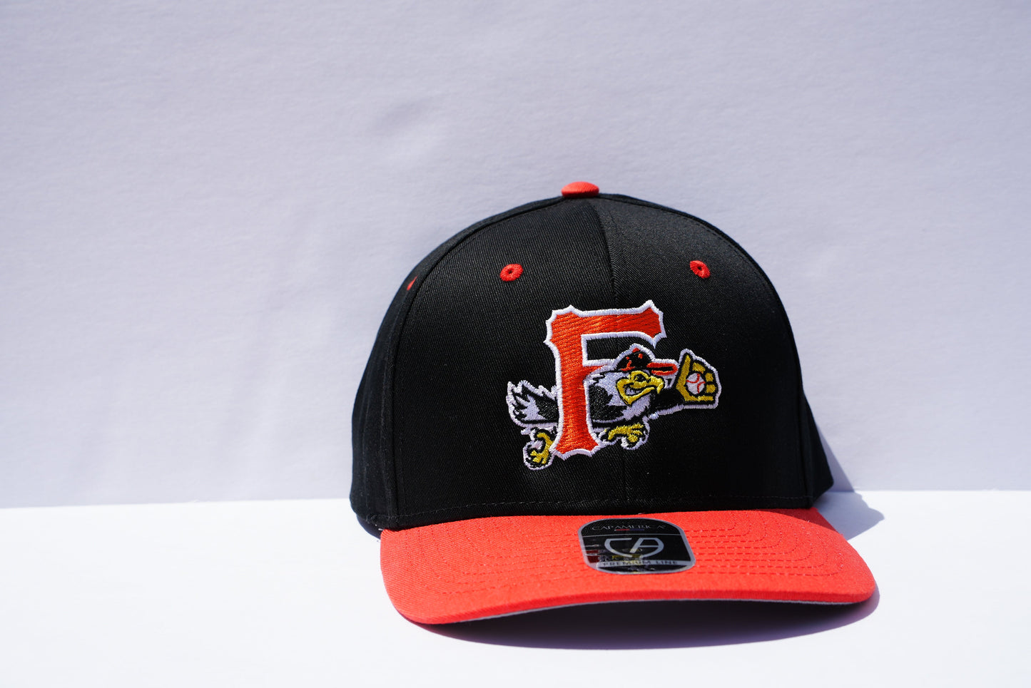 F-Eagle Orange and Black Adjustable Hat