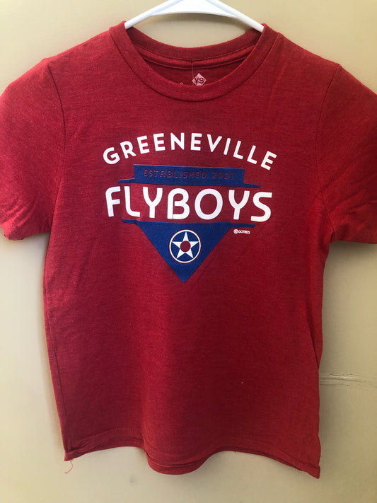 Flyboys Red Plate Youth Tee-0