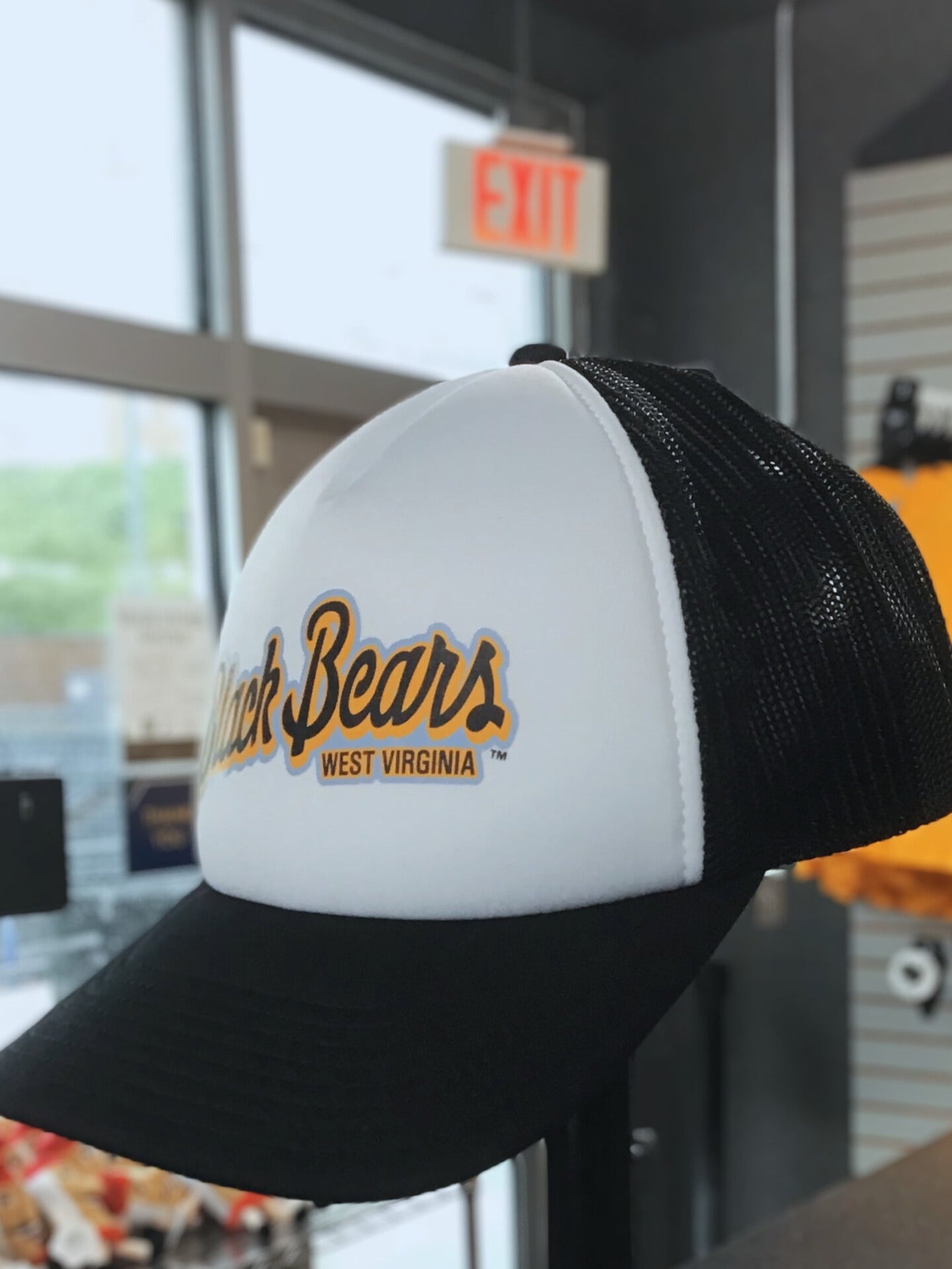 West Virginia Black Bears Foam Front Trucker Hat