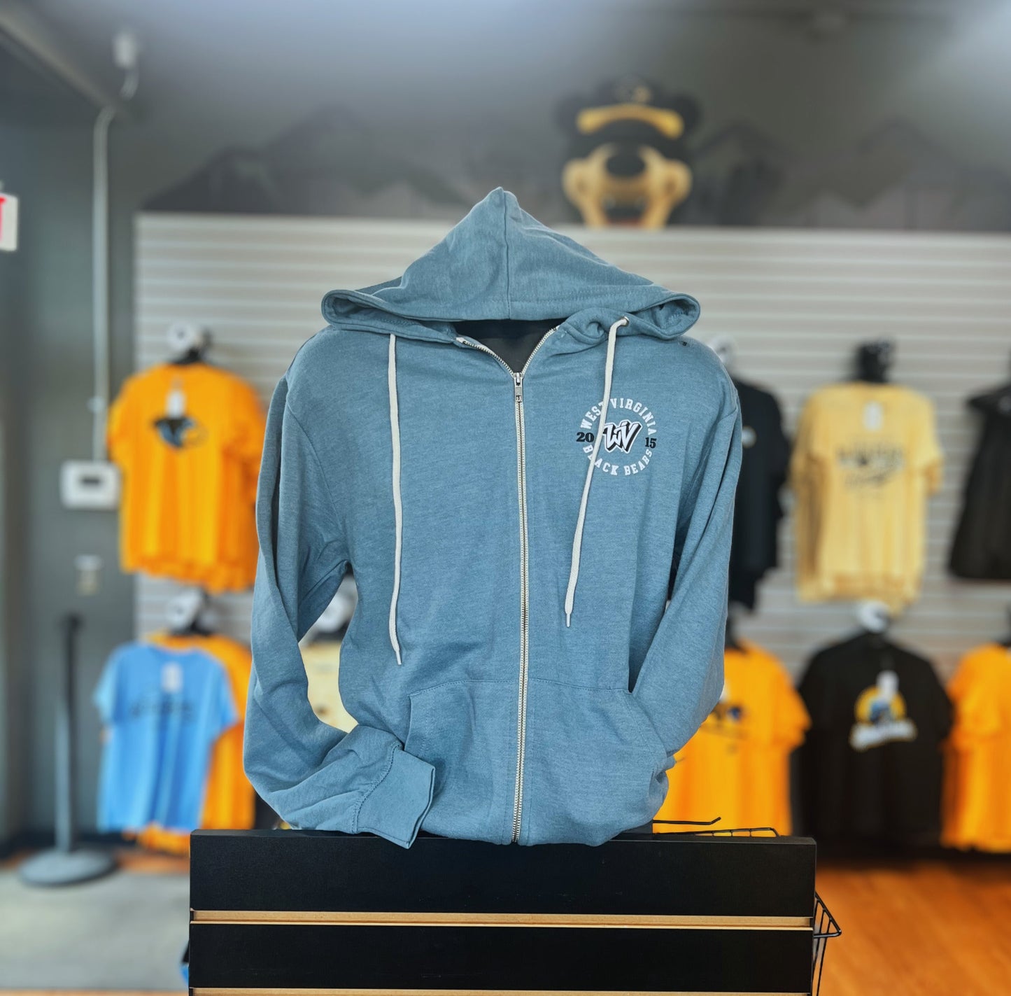 West Virginia Black Bears Full Zip Hoodie