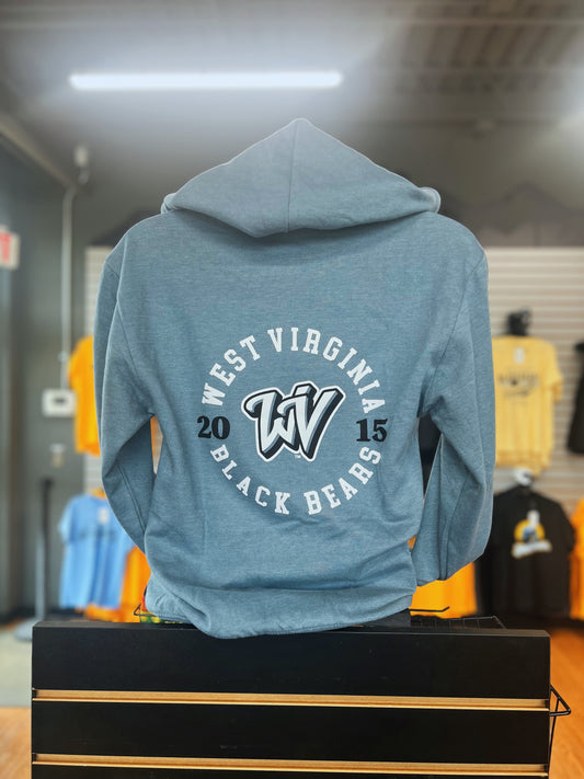 West Virginia Black Bears Full Zip Hoodie-2