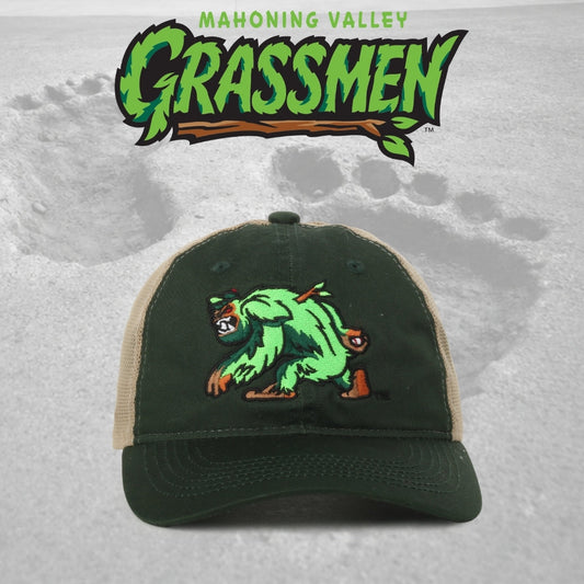 2026 Mahoning Valley Grassmen Adjustable Trucker Cap-0