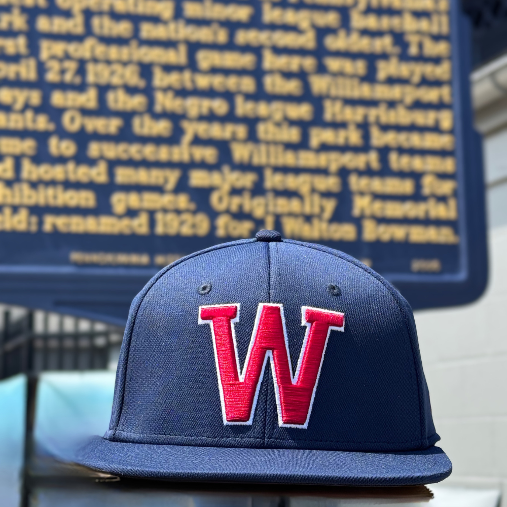 Williamsport Crosscutters 100th Anniversary Grays Fitted Cap