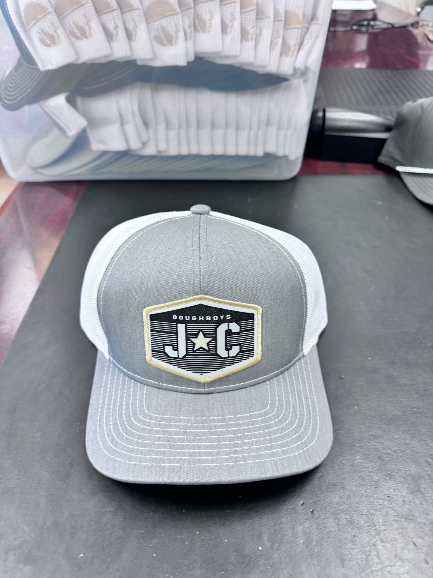 Grey JC Doughboys Trucket Hat