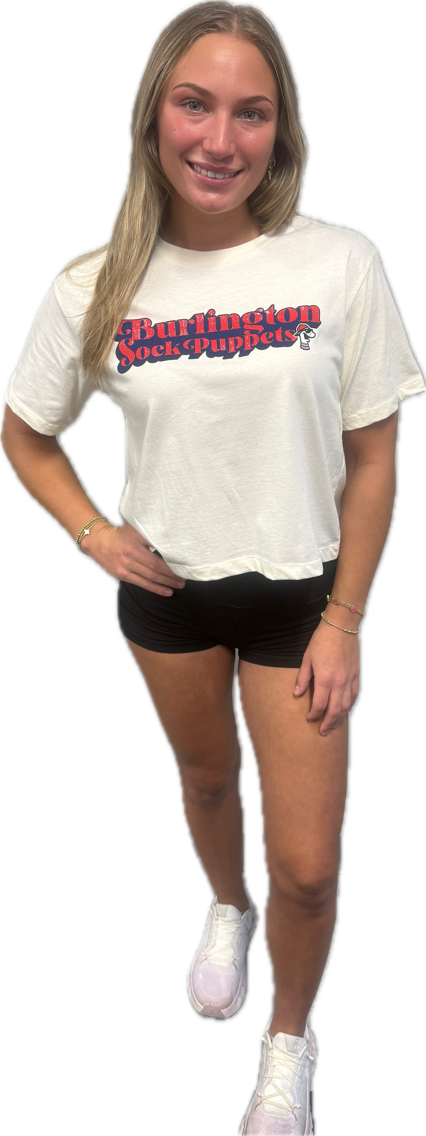 Cream Vintage Crop