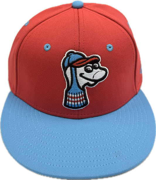 Sock Puppets Red "Stirrup Guy" Alternate On-Field Cap-0