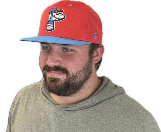 Sock Puppets Red "Stirrup Guy" Alternate On-Field Cap-1