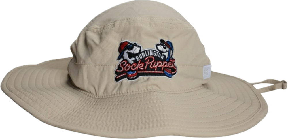Sock Puppets Beige Bucket Hat