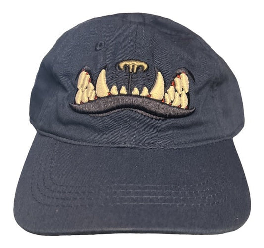 Youth Adjustable Royal/Navy Bite Cap-0