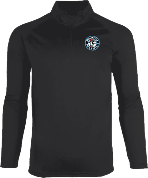 Black Quarter Zip-0