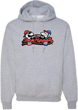 Sock Puppets Grey Kidz Primary Hoodie