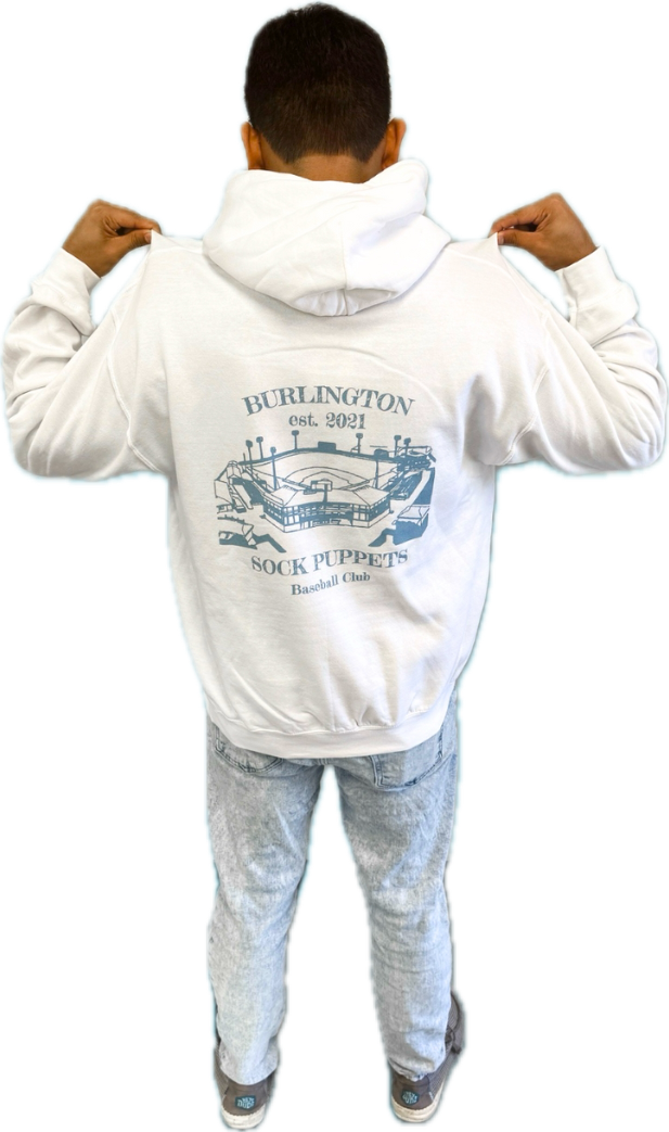 Sock Puppets White Stadium Hoodie