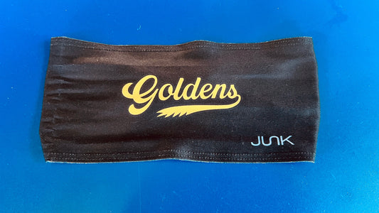 Goldens Black Wordmark Headband-0