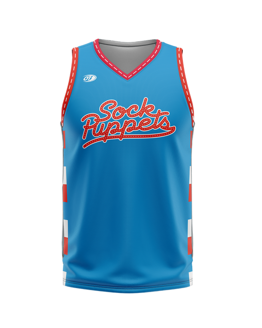 Sock Puppets Basketball Jersey-0