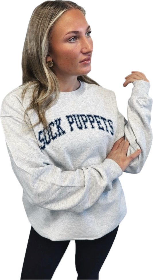 Sock Puppets Varsity Crewneck-1