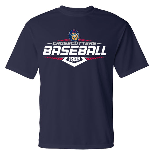 Williamsport Crosscutters Lefthook Performance Tshirt-0
