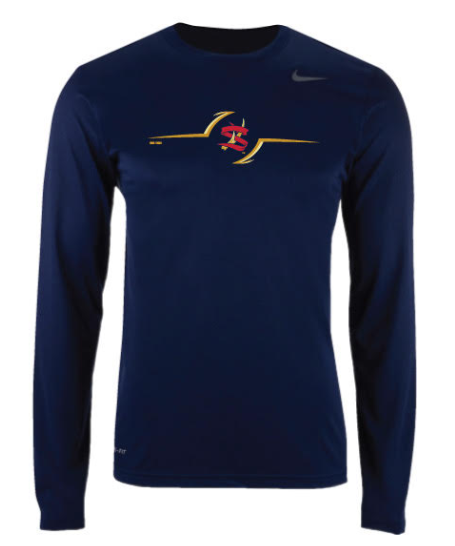 State College Spikes Nike LS Dri-Fit T-Shirt - MiLB 125-0
