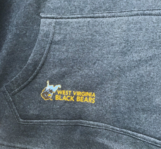 West Virginia Black Bears Ladies Navy Poncho-2