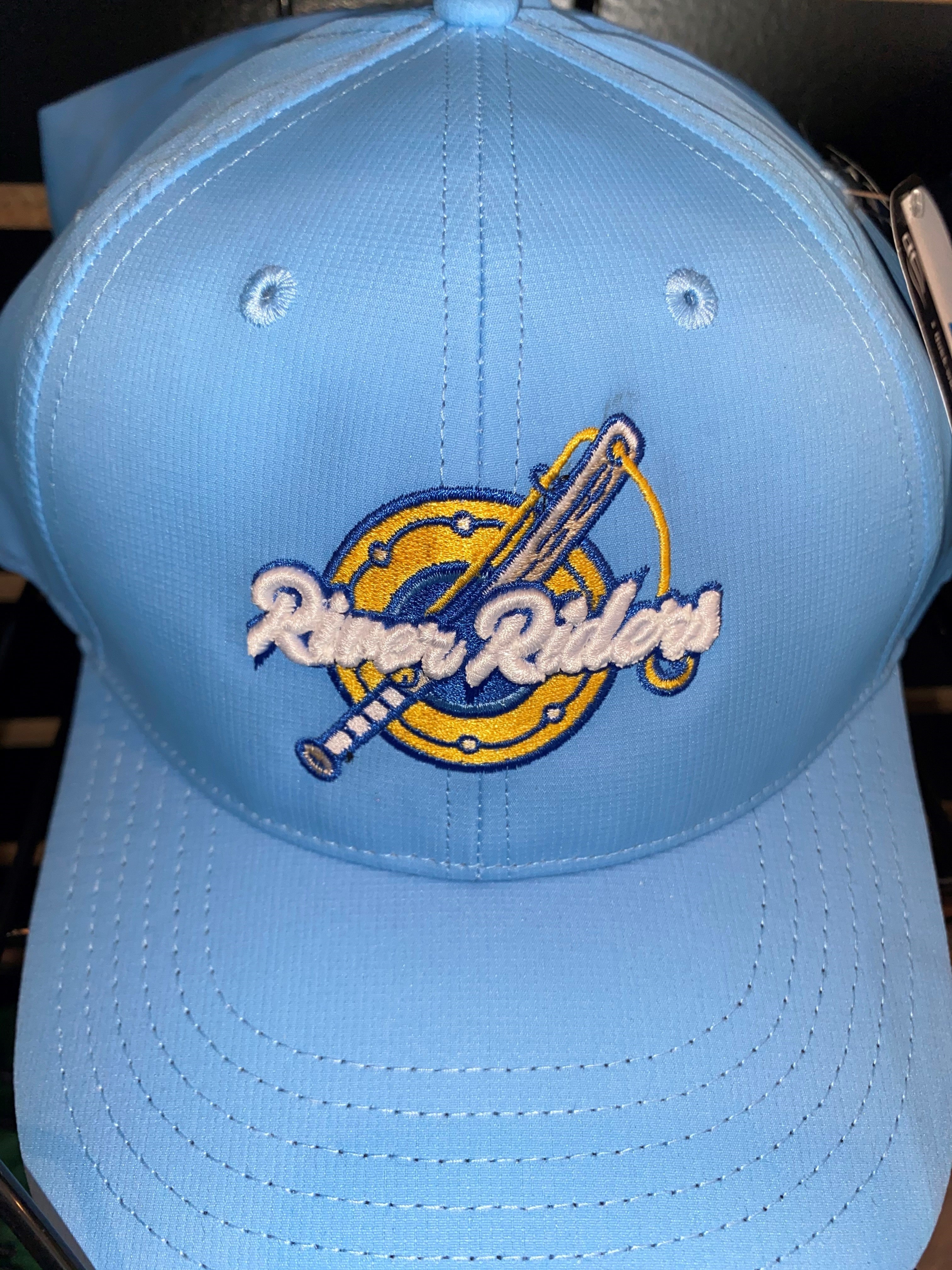 River Riders Hat Cool Blue Tube Logo-0