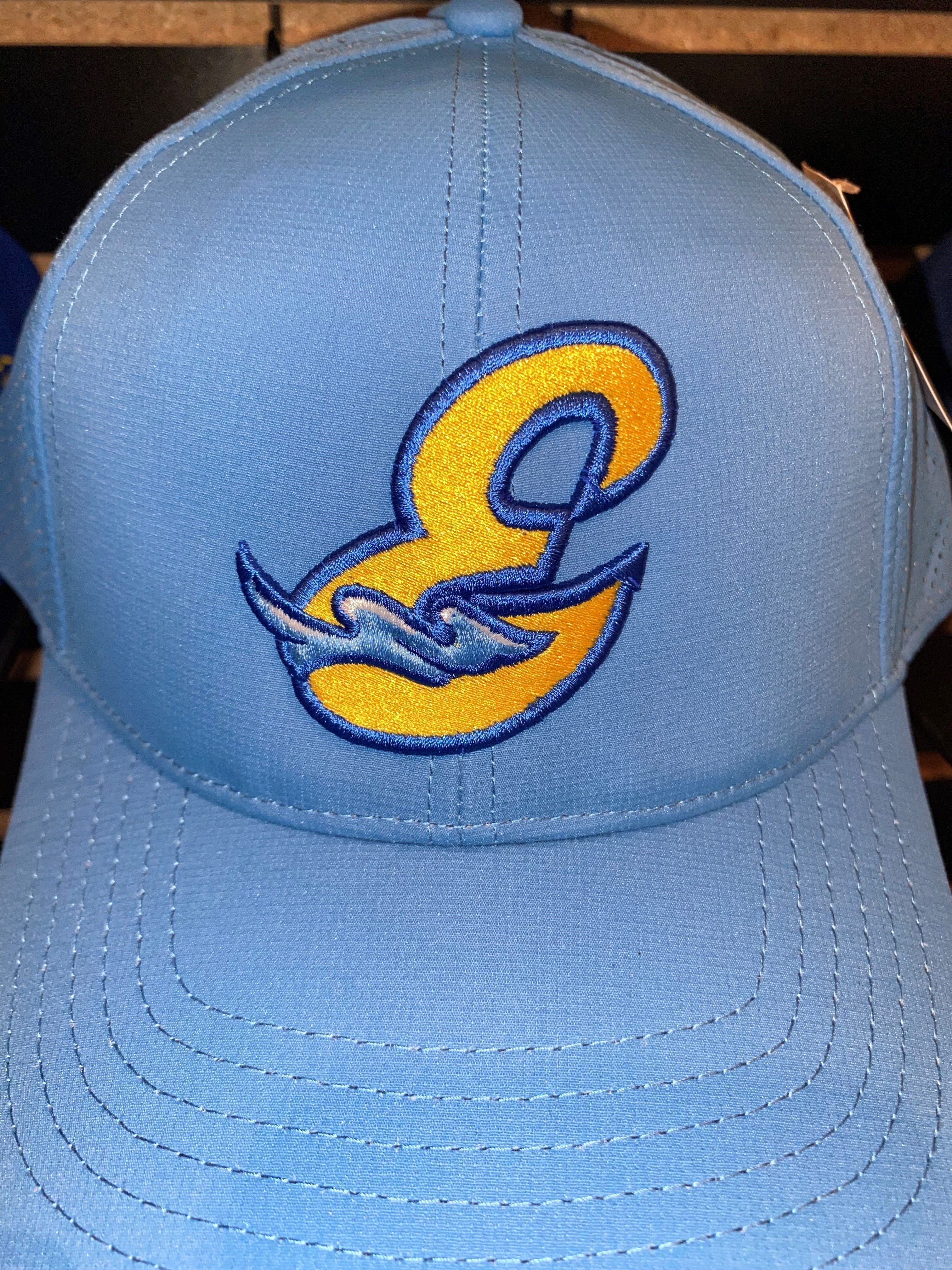 River Riders Hat Light Blue Adjustable E logo-0