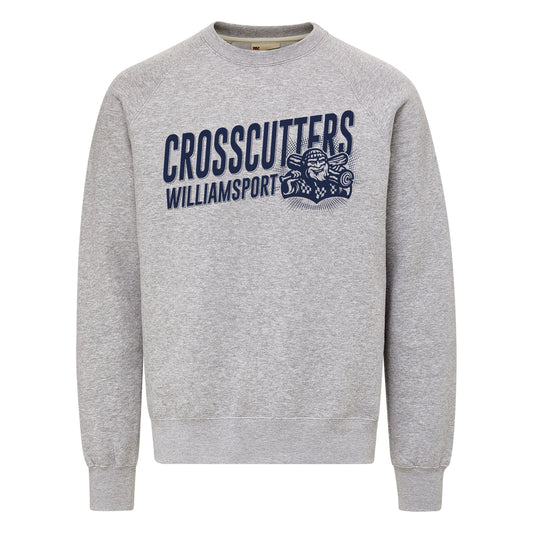 Williamsport Crosscutters Vintage Heather Crew-0