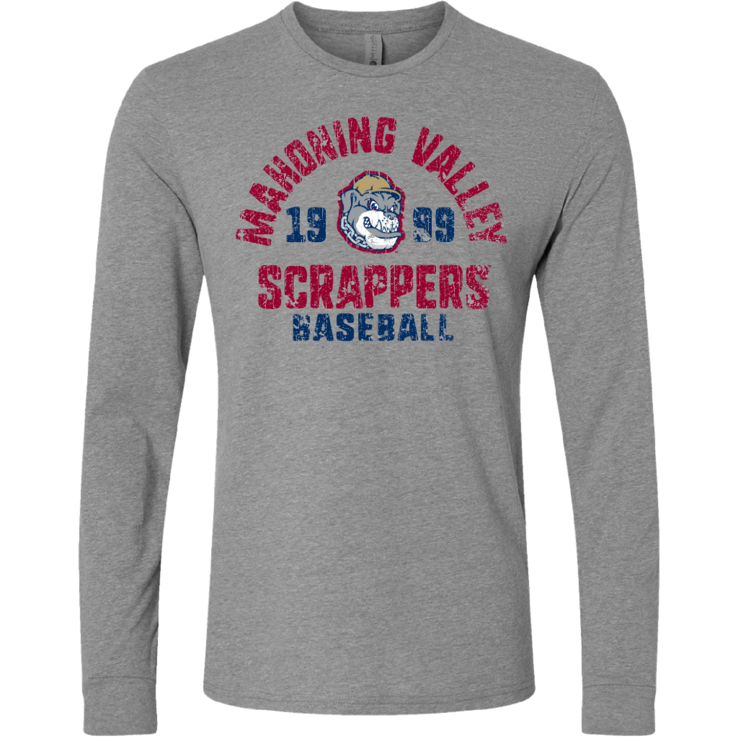 Gray Vintage Scrappers Long Sleeve T-Shirt