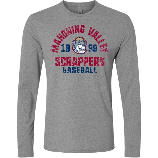 Gray Vintage Scrappers Long Sleeve T-Shirt-0