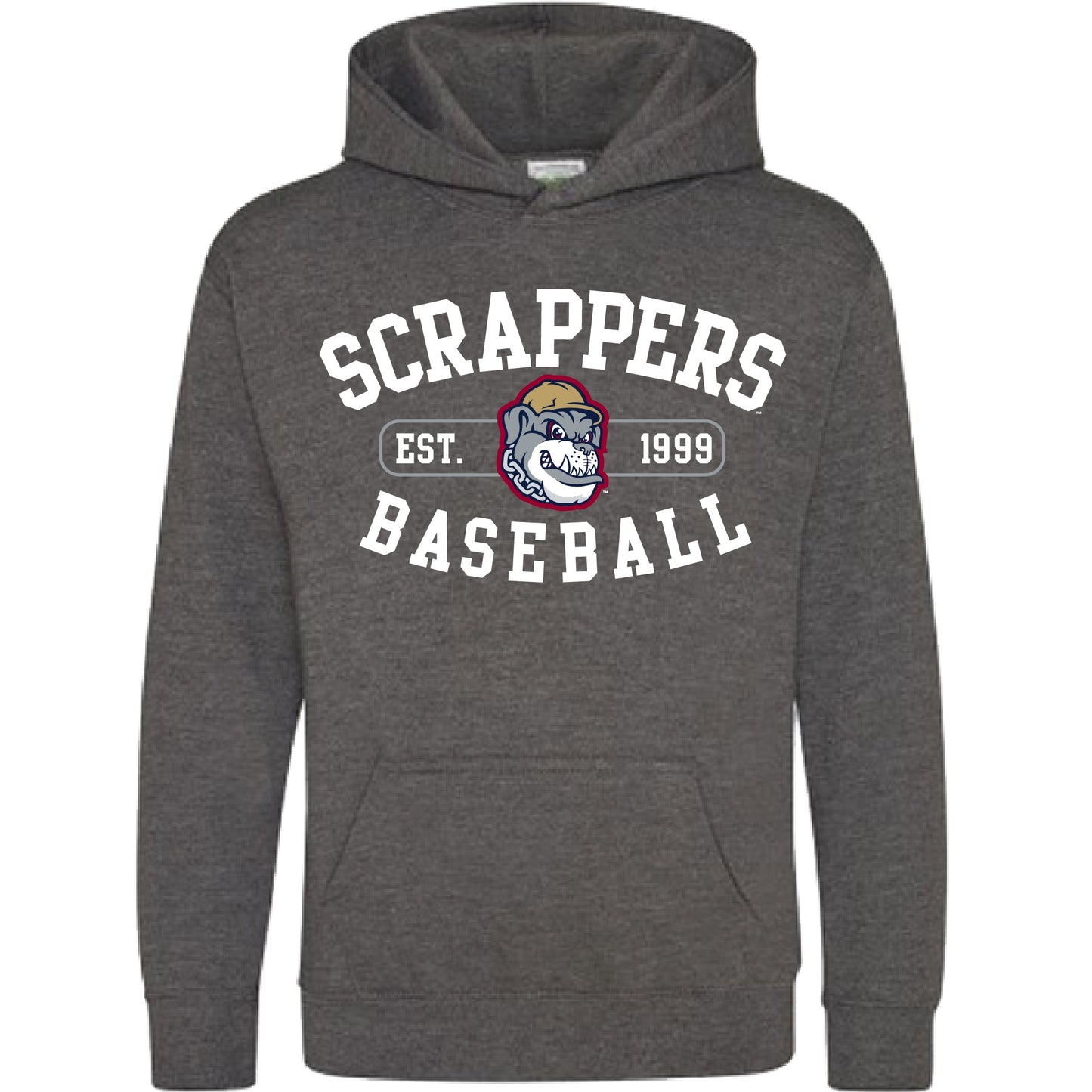 Youth Scrappy Charcoal Hoodie