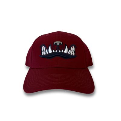 Youth Maroon Teeth Hat-0